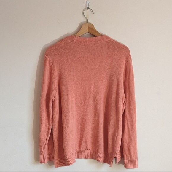 Chico's Cotton Blend Button Down Cardigan - Picture 4 of 8